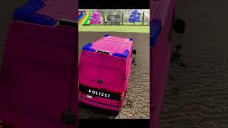 TRANSPORTING AND PARKING POLICE CARS, AUDI, JEEP, DACIA, FORD, COLORFUL VEHICLES ON MAN TRUCKS. FS22