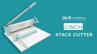 New Release: We R Makers Cinch Stack Cutter