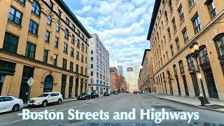 Boston Streets and Highways  USA 