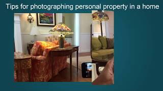 Creating personal property inventory with FairSplit