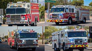 Federal Q Siren Responses Compilation |Firetrucks Responding|