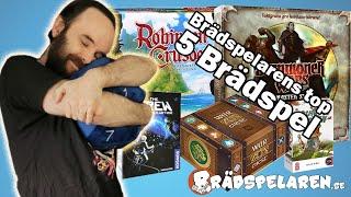 Brädspelarens top 5 Brädspel