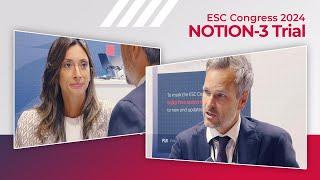 NOTION 3: PCI in patients undergoing transcatheter aortic valve implantation - ESC 2024