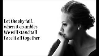 Adele - SKYFALL +lyrics