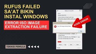 TERNYATA SEMUDAH INI....!mengatasi error sa'at membuat bootable windows pada rufus(100% berhasil)