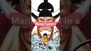 One piece marine ford in a nutshell