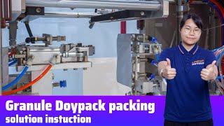 How to use a mini doypack pouch packing machine to package coffee powder?