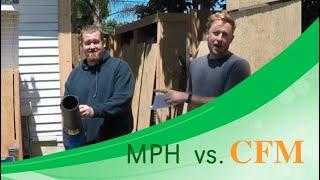 Blower MPH vs. CFM-   Black and Decker vs. Kobalt Review