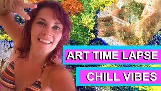 Time Lapse - Chill Vibes With Art (  journal with me )  @RazDazThemArt