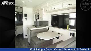 Remarkable 2024 Entegra Coach Vision Class A RV For Sale in Davie, FL | RVUSA.com