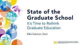 Rackham Symposium: State of the Graduate School