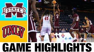 #25 Mississippi State vs UNLV Highlights | NCAA Men's Basketball | 2024 College Basketball