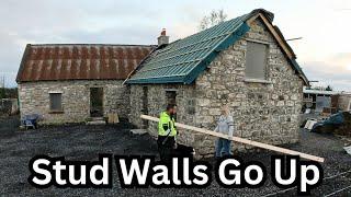 Stud Walls for the Irish Cottage Renovation