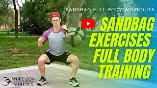 Full Body Sandbag Workout (No Ads) | 3 Exercises for Full Body Workouts