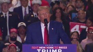 Donald Trump holds rally on Long Island: 'I want to be your next border president'