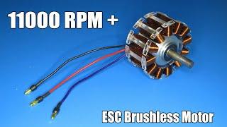 How to make a high speed brushless motor