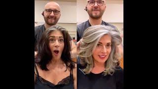 SILVER AGE: Colourist shows women how to embrace their grey hair with stunning transformations