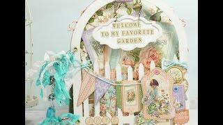 Chipboard garden gate album kit