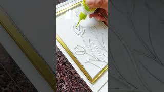 Part 1 Glass Painting #art #paintingstyles #drawing #paintingtechniques #diydecor #painting