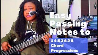 2 Easy Passing Notes to your Chord Progressions | Bass Tutorial