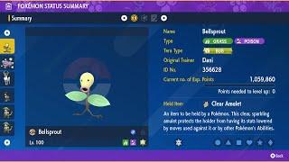 Bellsprout - Solo - 7 Star Serperior Raid - Pokemon Scarlet/Violet