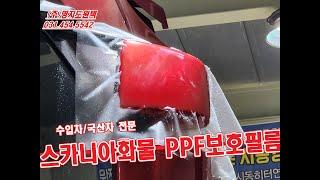 화물차PPF보호필름스카니아보호필름PPF추천