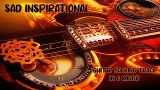 Sad Inspirational Guitar Backing Track in C Minor