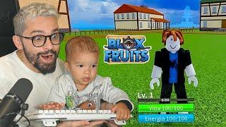 Criei uma conta pro meu Filho no Blox Fruits e...