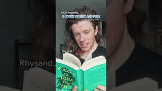 #Pov Reading A Court of Thorns and Roses #shorts #comedy #youtubeshorts