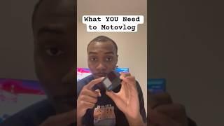 What I Use to Motovlog While Riding my Motorcycle