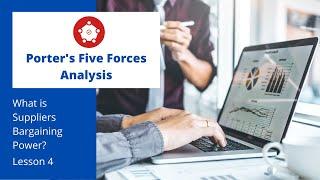 Lesson 4: Force # 3 Suppliers Bargaining Power (Porter's Five Forces Analysis)