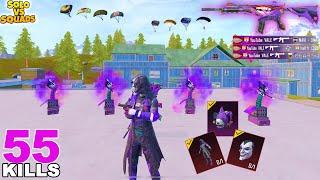 55KILLS!!  I PLAYED with REAL JOKER SET & M416 LİVİK GAMEPLAY I PUBG Mobile GAMEPLAY