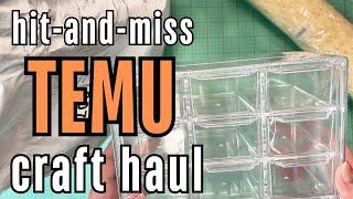 Massive Temu Craft Haul: The Good and the Bad