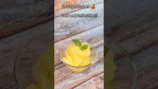 Refreshing Orange Sorbet | Summer cooler Recipe | Cook with Sandhya Faria #shorts