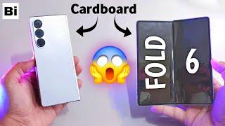 Made a Samsung Galaxy Z Fold 6 from Cardboard : DIY Fold Phone