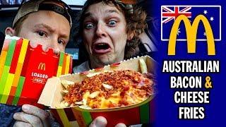 Australian McDonald's Bacon & Cheese Loaded Fries Food Review | Season 5, Episode 54