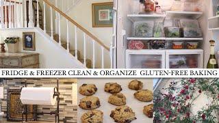 FRIDGE AND FREEZER CLEAN AND ORGANIZE | EASY GLUTEN-FREE COOKIES