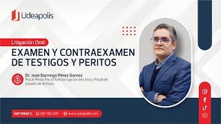 Examen y Contraexamen de Testigos y Peritos | José Domingo Pérez Gomez