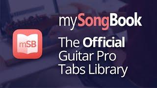 mySongBook: the official Guitar Pro tabs and scores library