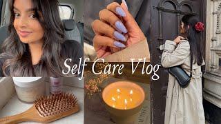 SELF CARE DAY - New Hair, Nails, Productive Cleaning Vlog