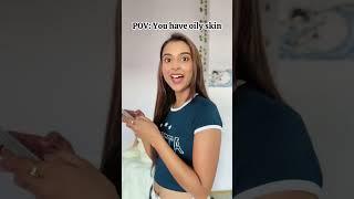 POV: You have oily skin #ashortaday #youtubeshorts #relatable #comedy #funny #ad