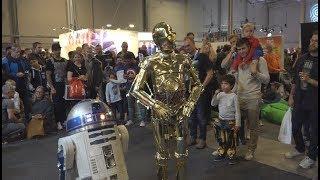 C3PO AND R2D2 AT COMIC CON | Join and see the reactions