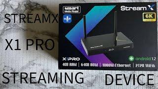 STREAMX X1 PRO STREAMING DEVICE