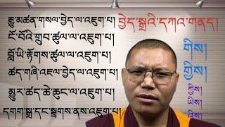 ( ལེ་ཚན་དང་པོ། ) རྣམ་དབྱེ་གསུམ་པ། བྱེད་སྒྲའི་དཀའ་གནད། འཁྲུལ་སྤོང་། གསེད་བཀྲོལ།