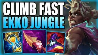 HOW TO PLAY EKKO JUNGLE IN ORDER TO CLIMB FASTER IN SOLO Q! - Gameplay Guide League of Legends