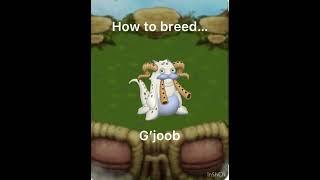 How to breed G’joob in msm #msm #mysingingmonsters #trox #pummel #howto