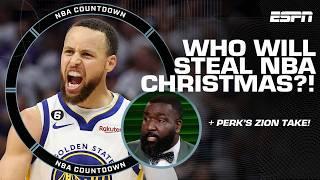 Stephen A. expects Steph Curry to steal Christmas + Perk calls for Zion to Warriors | NBA Countdown