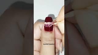 Easy Nail Art Design  #nailart #nailswag #youtubeshorts