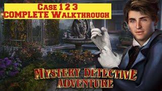 Mystery Detective Adventure Case 1 2 3 Full Walkthrough