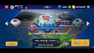 Mini Football Live Streaming Mobile Match - Game Mode - Champions League Arena